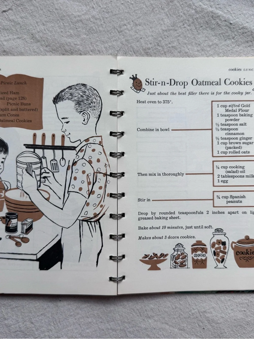 Vintage 1957 Betty Crocker’s Cook Book for Boys and Girls